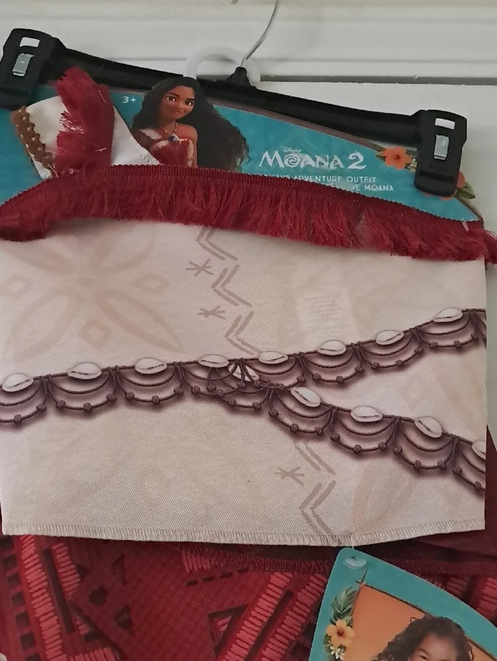 Disney Moana 2 Red and Cream Adventure Costume